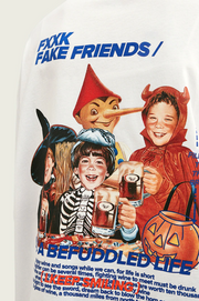 Oversized FKKK Fake Friends Tee by Soda x Inflation