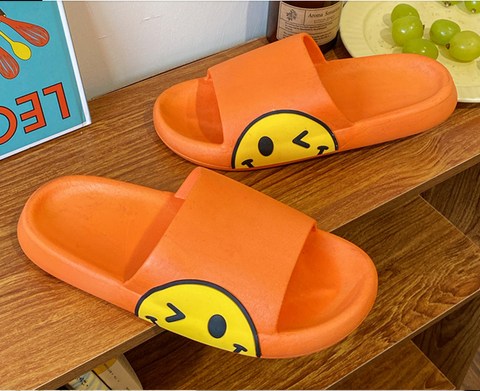 Smile Soda Slides in Orange