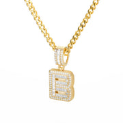Soda Ice Collection: Gold Initial Letter Necklace